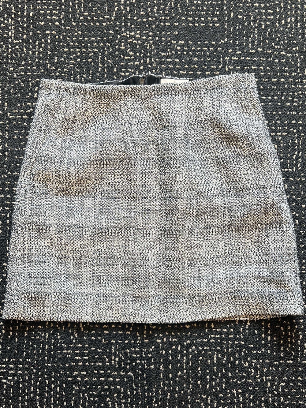 Aritzia Babaton Kinsley Gray Tweed Mini Skirt